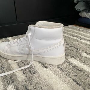 White High-Top Sneakers
